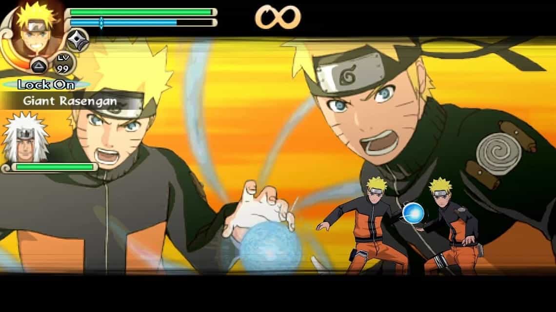 KODE CHEAT NARUTO PS2 !! Naruto Ultimate Ninja 5 - GAMEPLAY MINATO