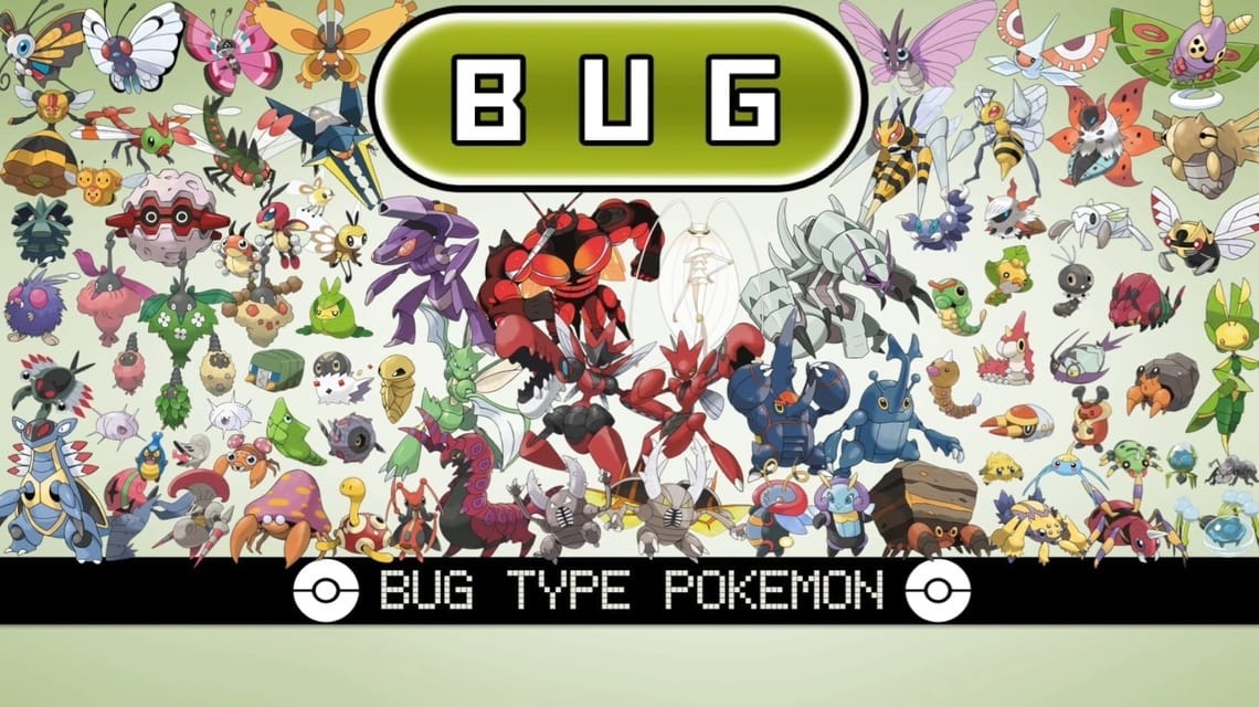 Bug type Pokemon strengths and weaknesses
