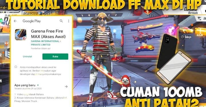 Cara Download FF MAX di HP Kentang