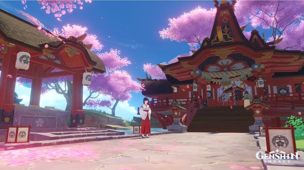 Location And Route For Farming Sakura Bloom Genshin Impact