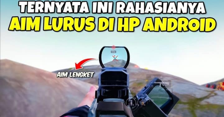 PUBG Mobile No Recoil에 권장되는 직선 조준 설정