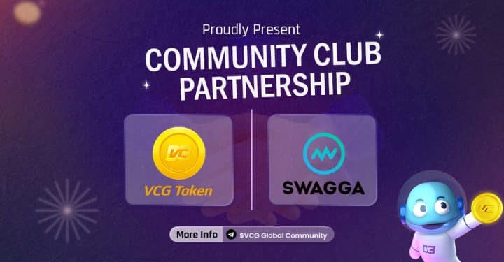 만세! VCG 토큰에는 SWAGGA에 커뮤니티 클럽이 있습니다.