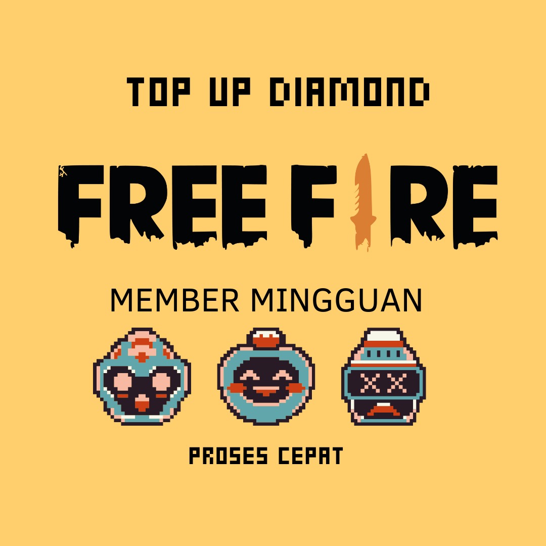Jual Membership FF Mingguan Free Fire HappyG_UP | VCGamers