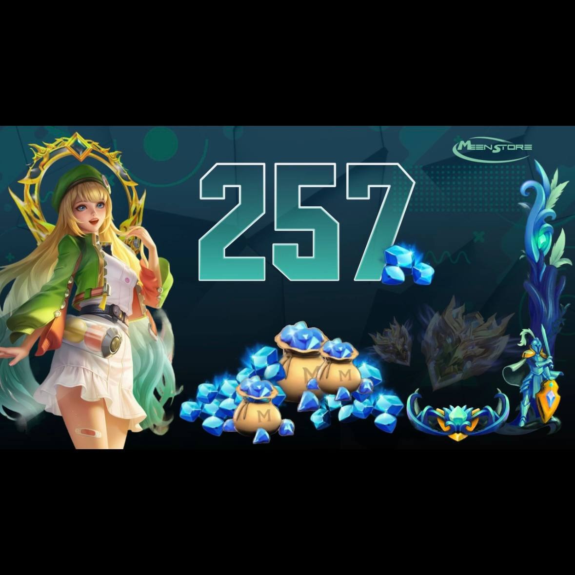 Jual 257 Diamonds Mobile Legends Meenarastore | VCGamers
