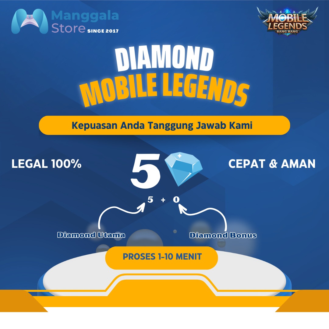 Jual 5 Diamonds Mobile Legends Manggala Storee | VCGamers