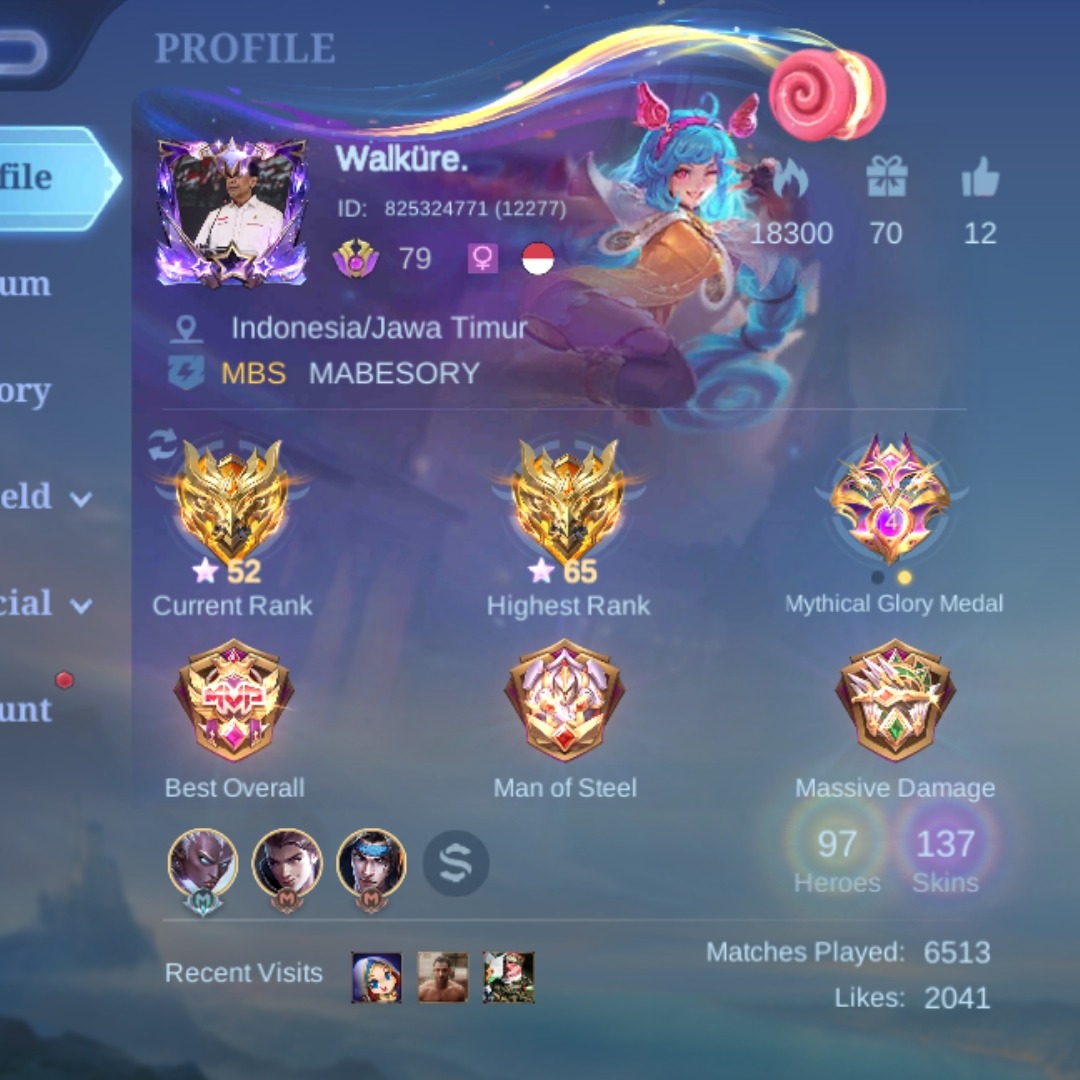 Jual AKUN ML Mobile Legends mlku | VCGamers