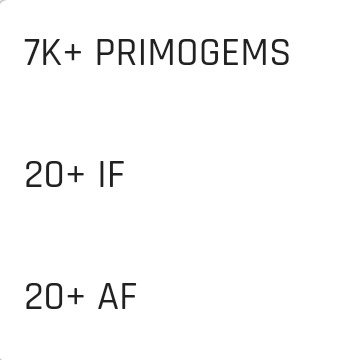Jual AKUN REROLL AR 10 Genshin Impact littlespone | VCGamers