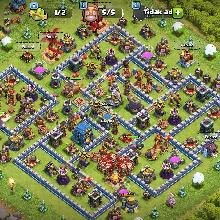 Jual Akun COC Clash of Clans Zepline Store | VCGamers