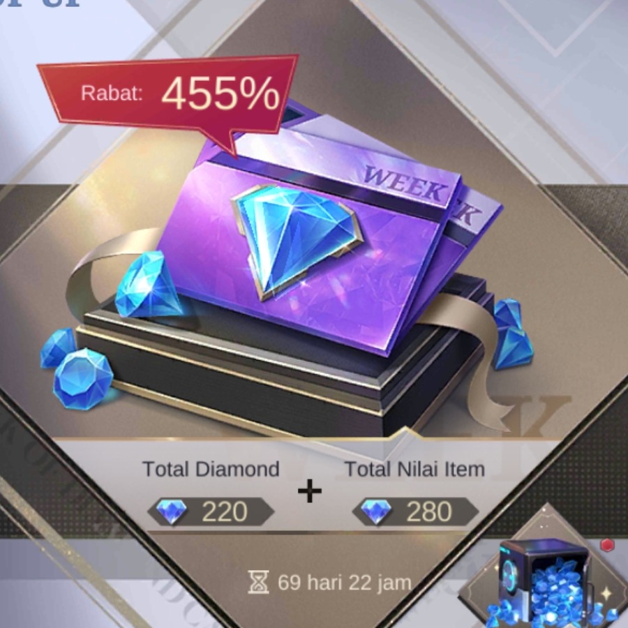 Jual Weekly Diamond Pass Mobile Legends Alazmi Store | VCGamers