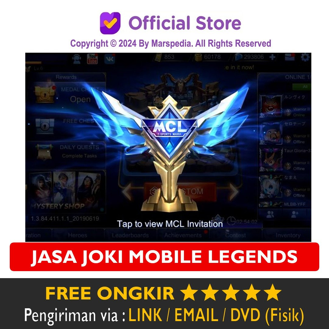 Jual MCL Weakly Mobile Legends Marspedia | VCGamers