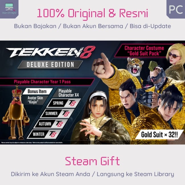 Jual TEKKEN 8 - Deluxe Edition Steam Steam Gift Digital | VCGamers