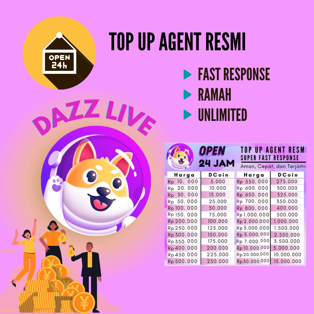 Jual 250.000 Dcoin Dazzlive Tivic Group | VCGamers