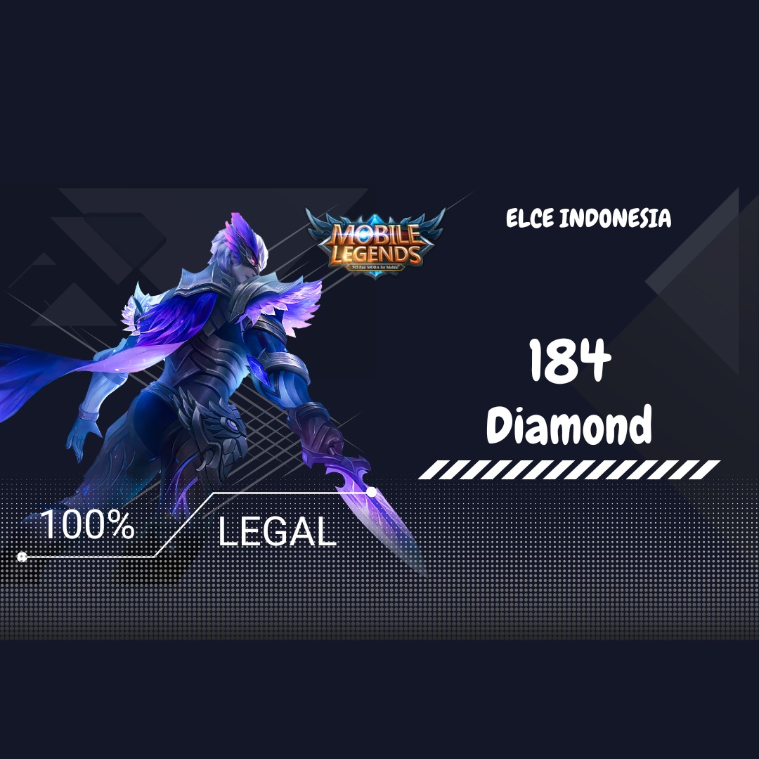 Jual 184 Diamonds Mobile Legends ELCE INDONESIA | VCGamers