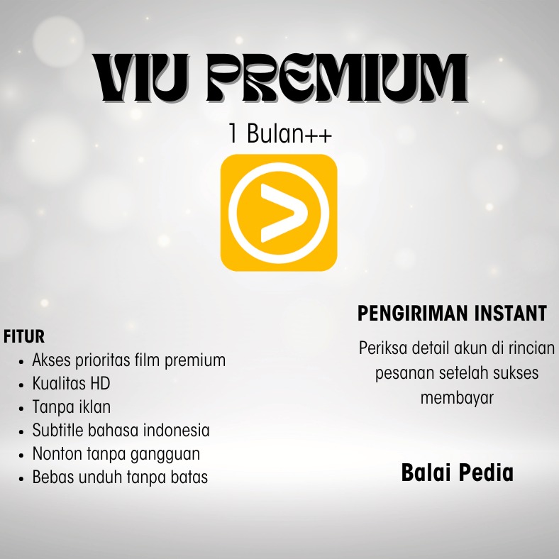 Jual 1 Bulan - Viu Viu Balai Pedia | VCGamers