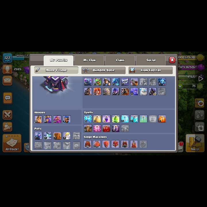 Jual Akun COC Clash of Clans CoC  murah | VCGamers