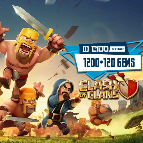 Jual 1.320 Gems Clash of Clans CiDO Store | VCGamers