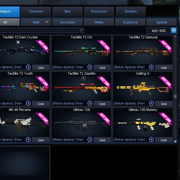 Jual Bintang 1 Point Blank Beyond Limits PROJECK | VCGamers