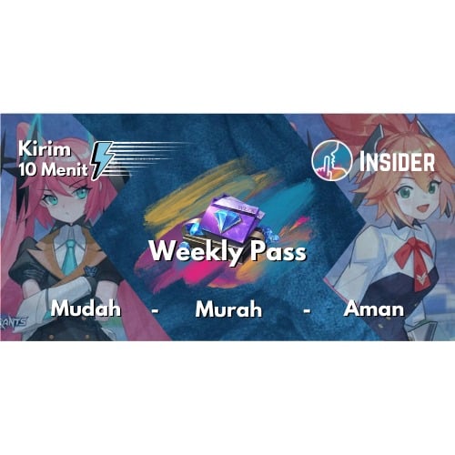 Jual Weekly Diamond Pass x4 Mobile Legends Insider Top Up | VCGamers