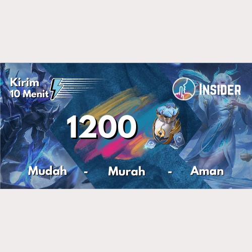 Jual 1.200 Tokens Honor Of Kings Insider Top Up | VCGamers