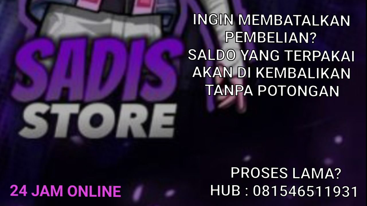 Daftar Produk SADIS STORE Terlaris & Terlengkap - VCGamers