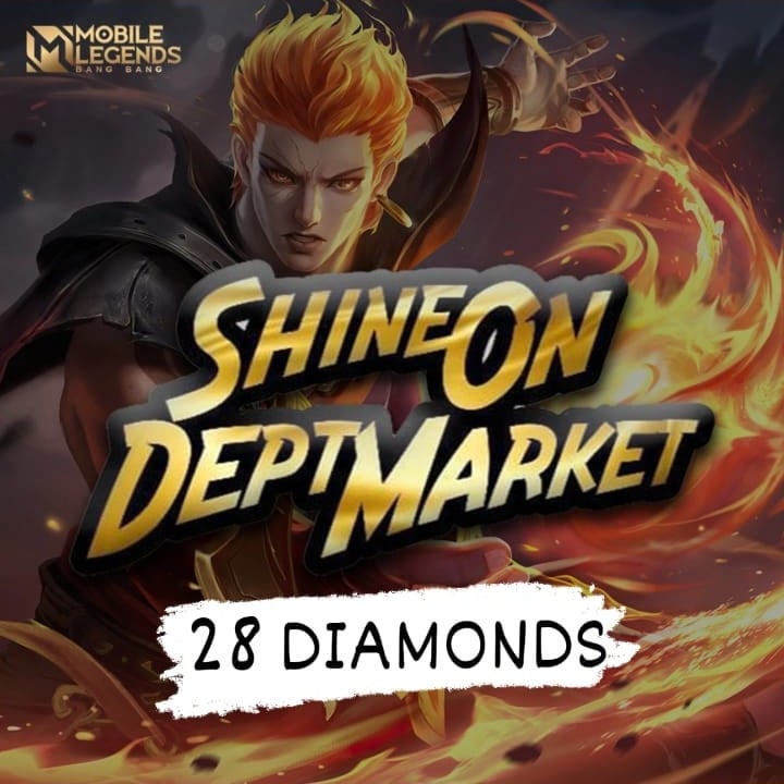 Jual 28 Diamonds Mobile Legends ShineOnDeptMarket | VCGamers