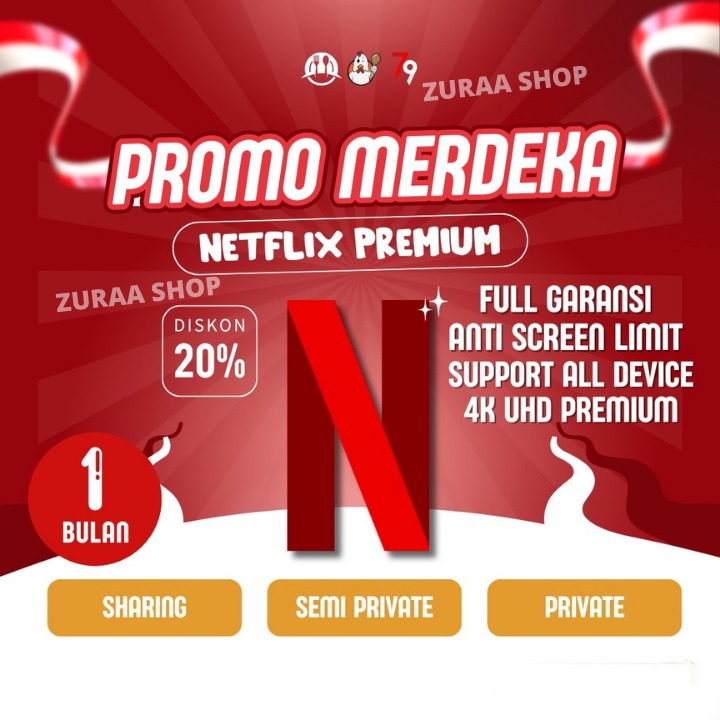 Jual Private 1 Bulan - Netflix Netflix ZURAA STORE | VCGamers
