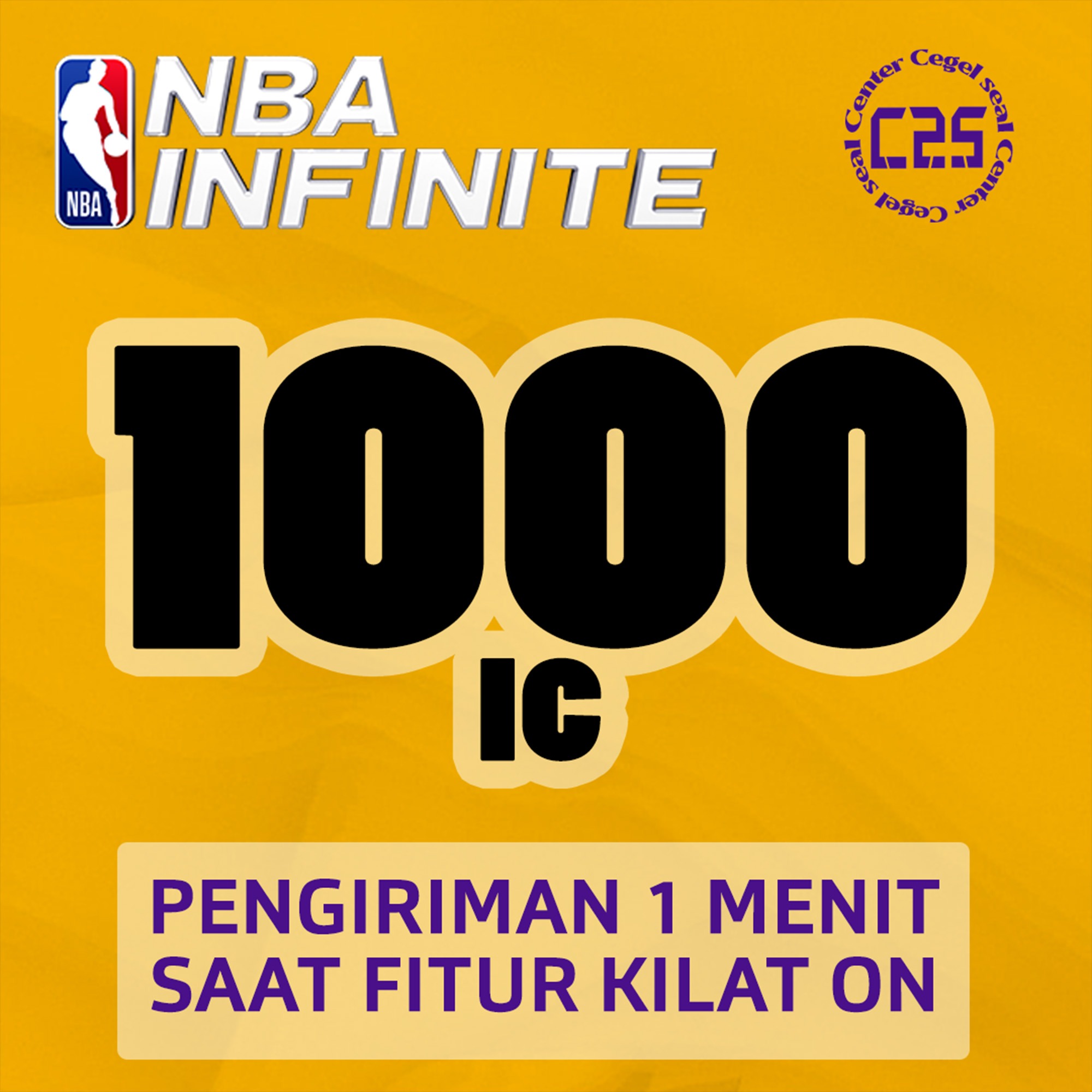 Jual 1000 IC NBA Infinite Center Cegel Seal | VCGamers