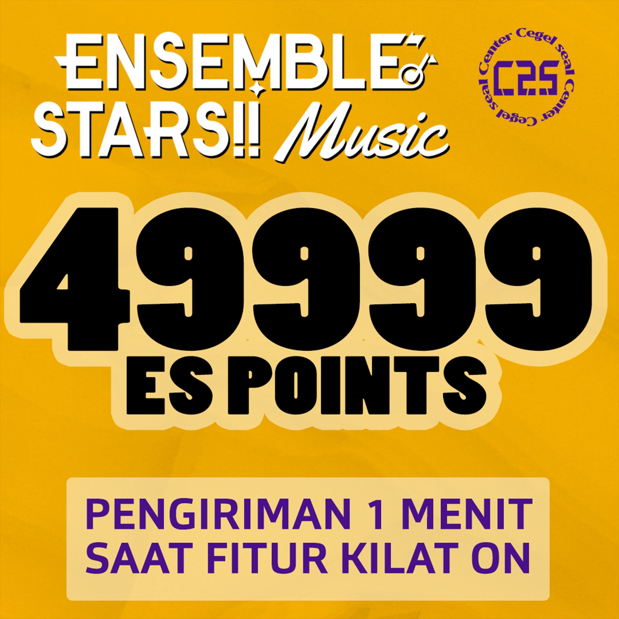 Jual 49999 ES Points Ensemble Stars Music Center Cegel Seal | VCGamers