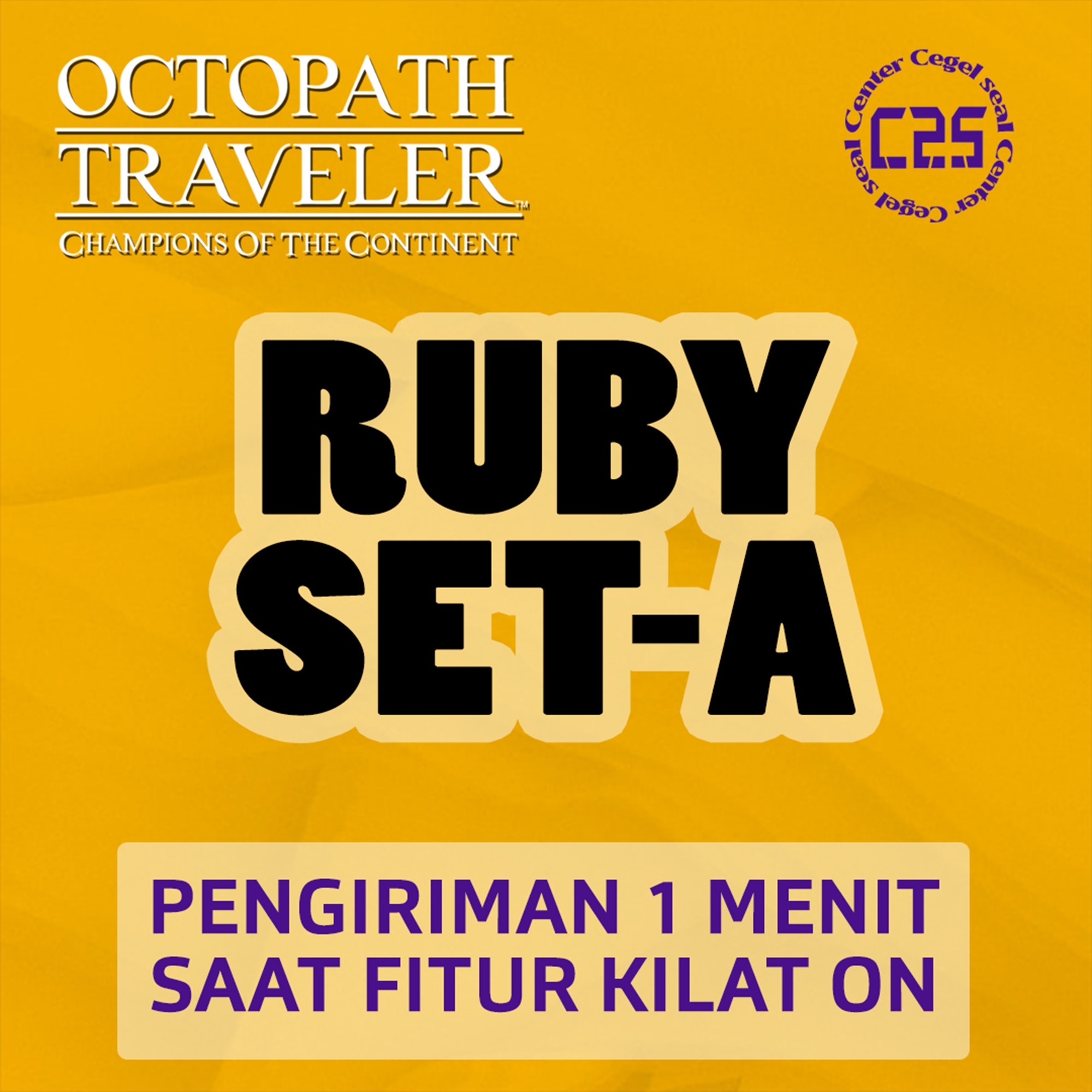 Jual Ruby Set A OCTOPATH TRAVELER CotC Center Cegel Seal | VCGamers
