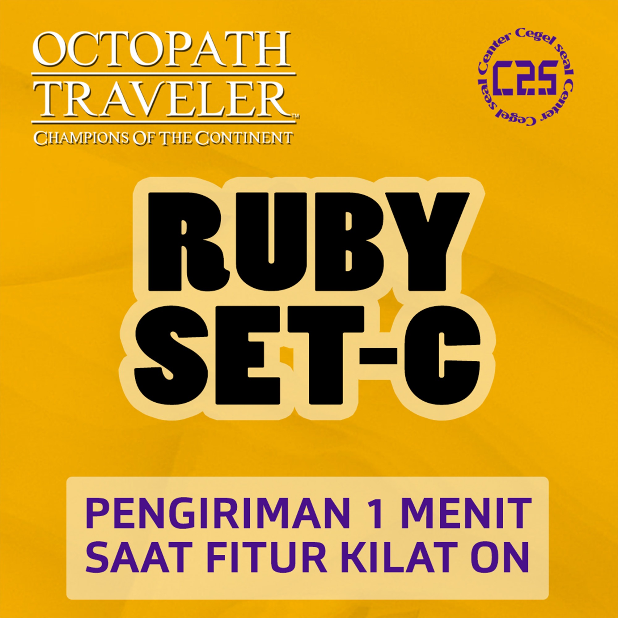 Jual Ruby Set C OCTOPATH TRAVELER CotC Center Cegel Seal | VCGamers