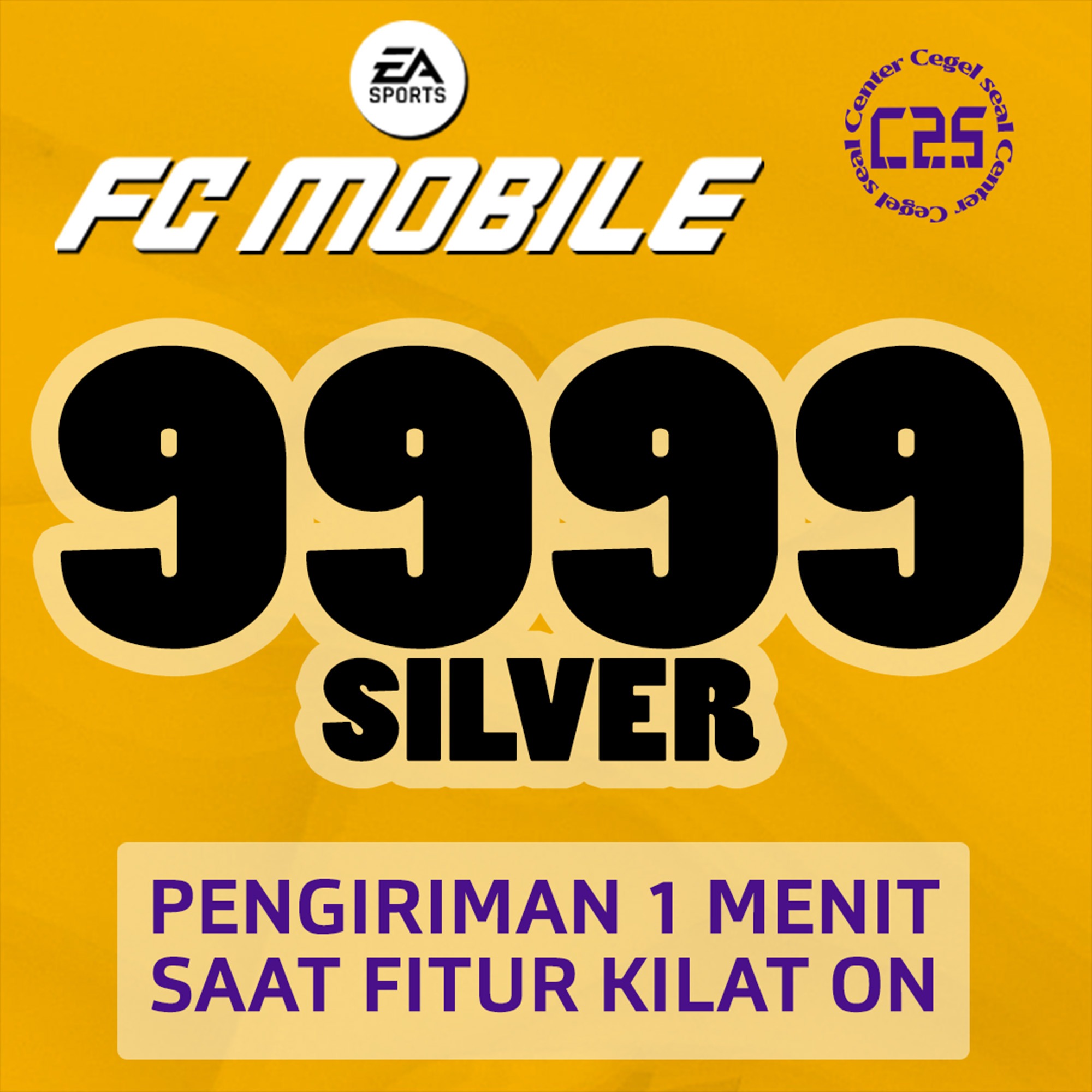 Jual 9999 Silver EA SPORTS FC™ Center Cegel Seal | VCGamers