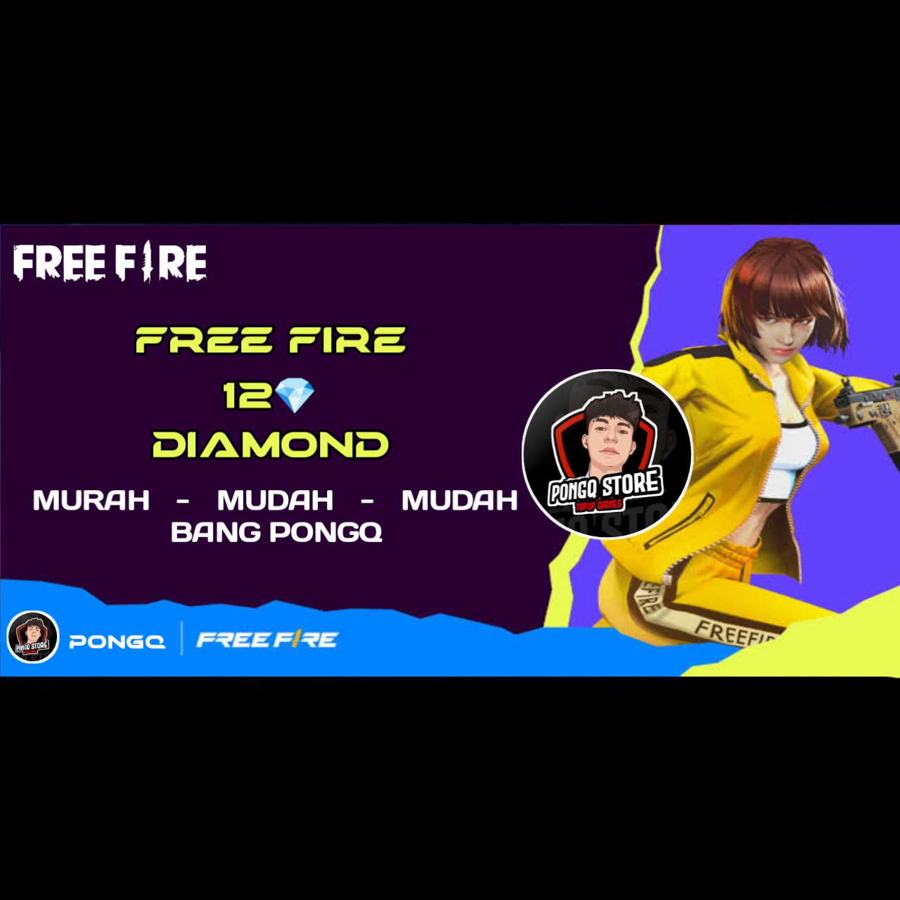 Jual 12 Diamonds 💎 Free Fire BANG PONGQ | VCGamers