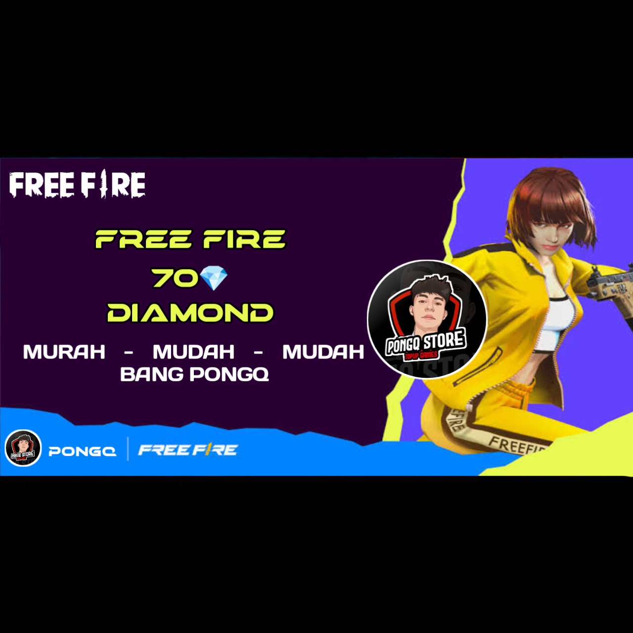 Jual 70 Diamonds 💎 Free Fire BANG PONGQ | VCGamers