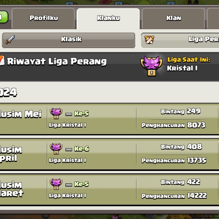 Jual Klan level 21 Clash of Clans Hends store id | VCGamers