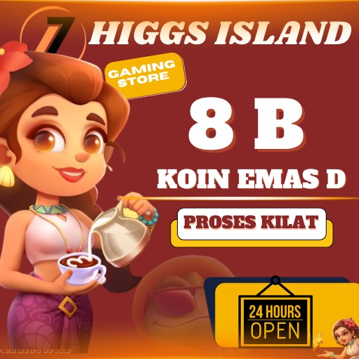 Jual 8B Koin Emas-D Higgs Games Island IDN7STORE | VCGamers