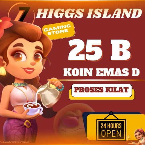 Jual 25B Koin Emas-D Higgs Games Island IDN7STORE | VCGamers