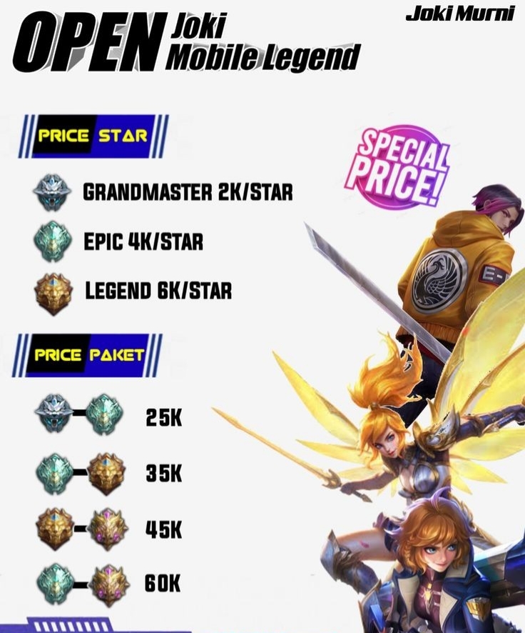 Daftar Produk Jasajokimurah Terlaris & Terlengkap - VCGamers
