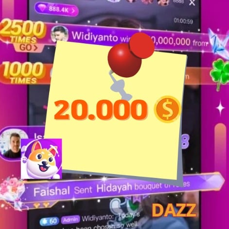 Jual 20.000 Dcoin Dazz Live Sofie Top Up | VCGamers