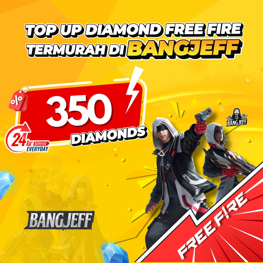 Jual 350 Diamonds Free Fire BANGJEFF | VCGamers