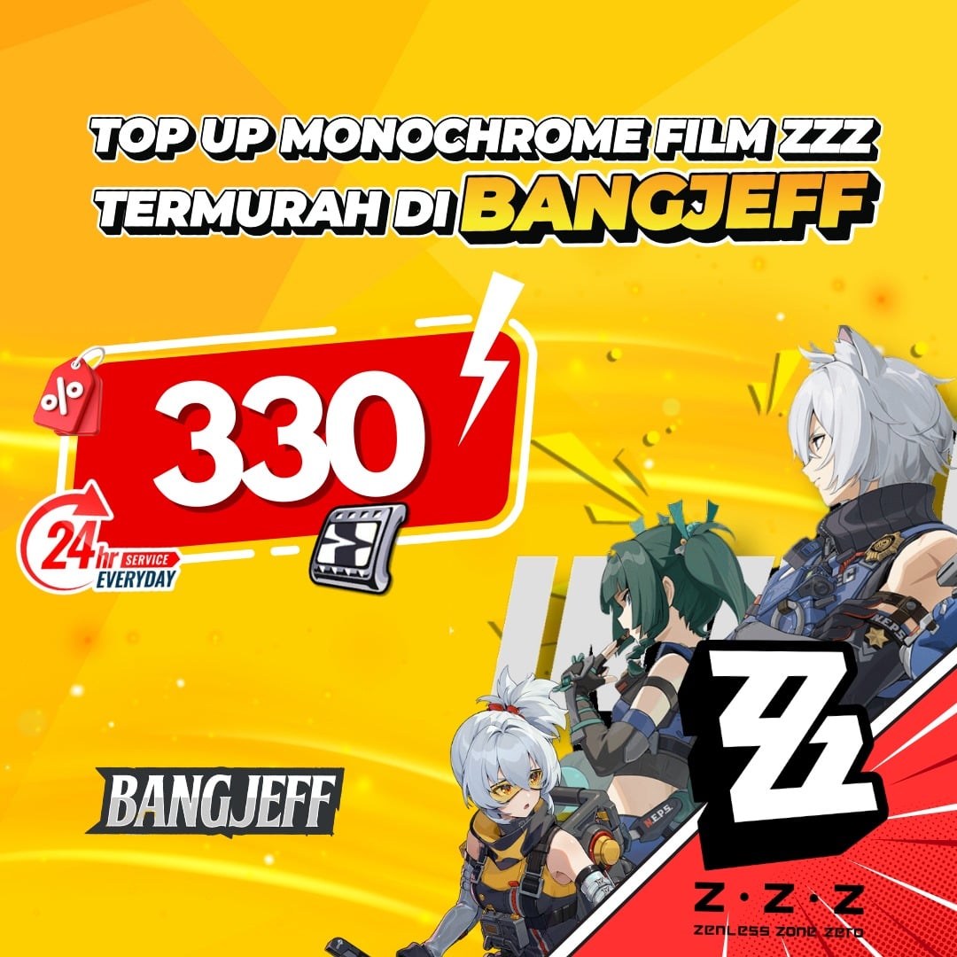Jual 330 (300+30) Monochromes Zenless Zone Zero BANGJEFF | VCGamers