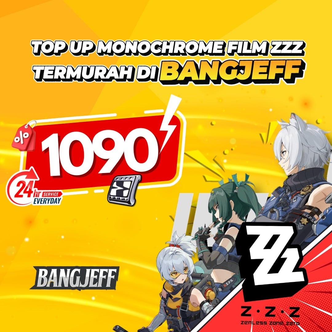 Jual 1090 (980+110) Monochromes Zenless Zone Zero BANGJEFF | VCGamers