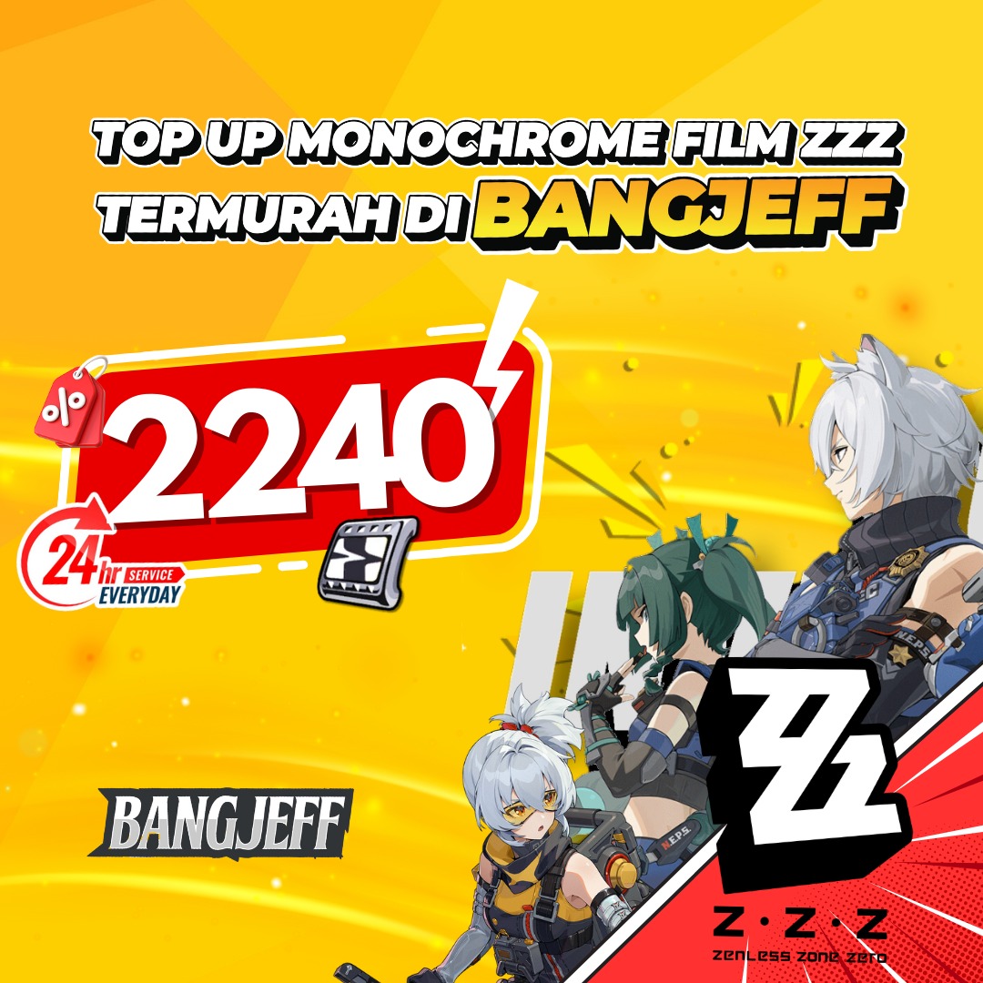 Jual 2240 (1980+260) Monochromes Zenless Zone Zero BANGJEFF | VCGamers