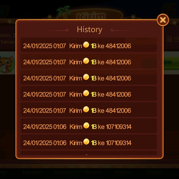 Jual 3B Koin Emas-D Higgs Games Island azka77 store | VCGamers