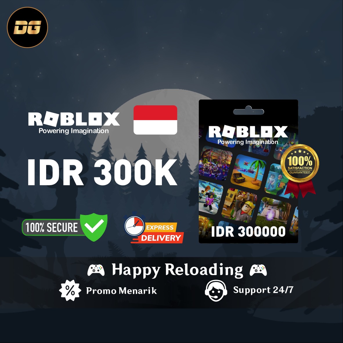 image-Roblox Gift card IDR 300K