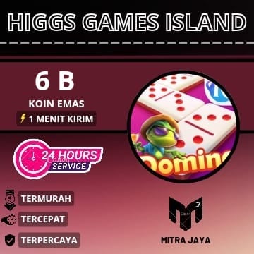 Jual 6B Koin Emas-D Higgs Games Island Mitra Jaya | VCGamers