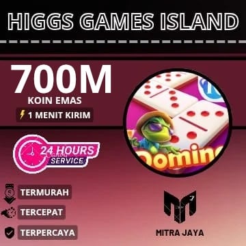 Jual 700M Koin Emas-D Higgs Games Island Mitra Jaya | VCGamers