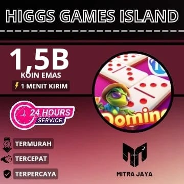 Jual 1.5B Koin Emas-D Higgs Games Island Mitra Jaya | VCGamers