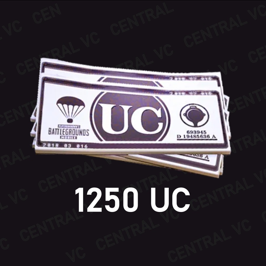 Jual 1.250 UC Indo PUBG Mobile Central VC | VCGamers