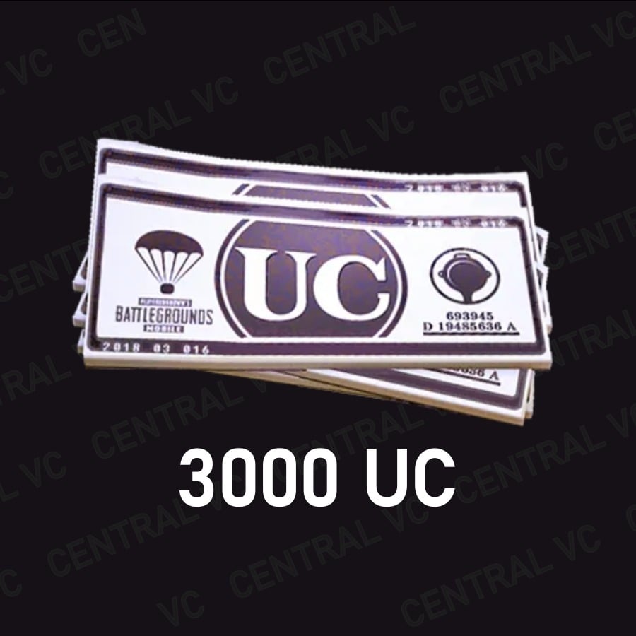 Jual 3.000 UC Indo PUBG Mobile Central VC | VCGamers