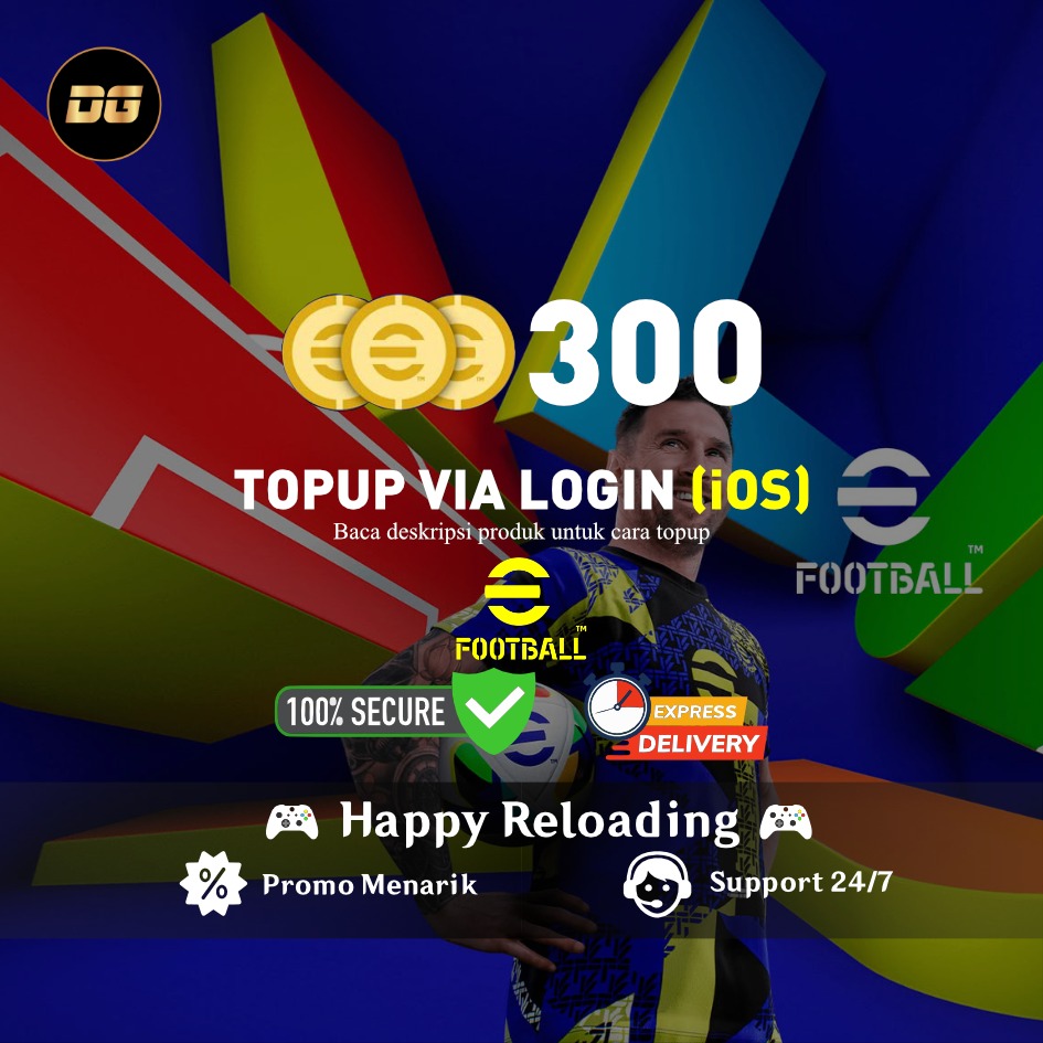 Jual 300 Coin (iOS Via Login) eFootball Mobile degamingstore | VCGamers